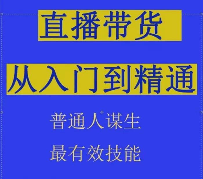 2024抖音直播带货直播间拆解抖运营从入门到精通，普通人谋生最有效技能