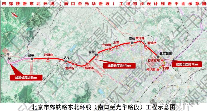 北京东北环线计划下月底开工 2030年竣工-