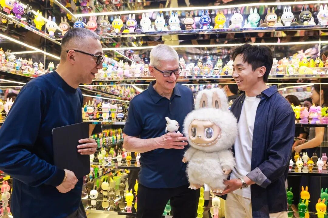 库克拜访王宁-