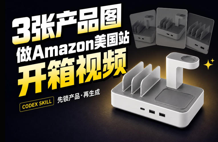 【2026.08.24】3张图也能剪出15秒爆款开箱视频?Amazon美国站实操秘诀来了-