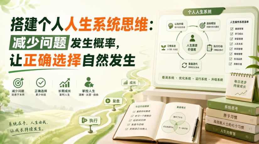 【2026.08.21】告别随意决策,用系统思维让正确选择自动发生-