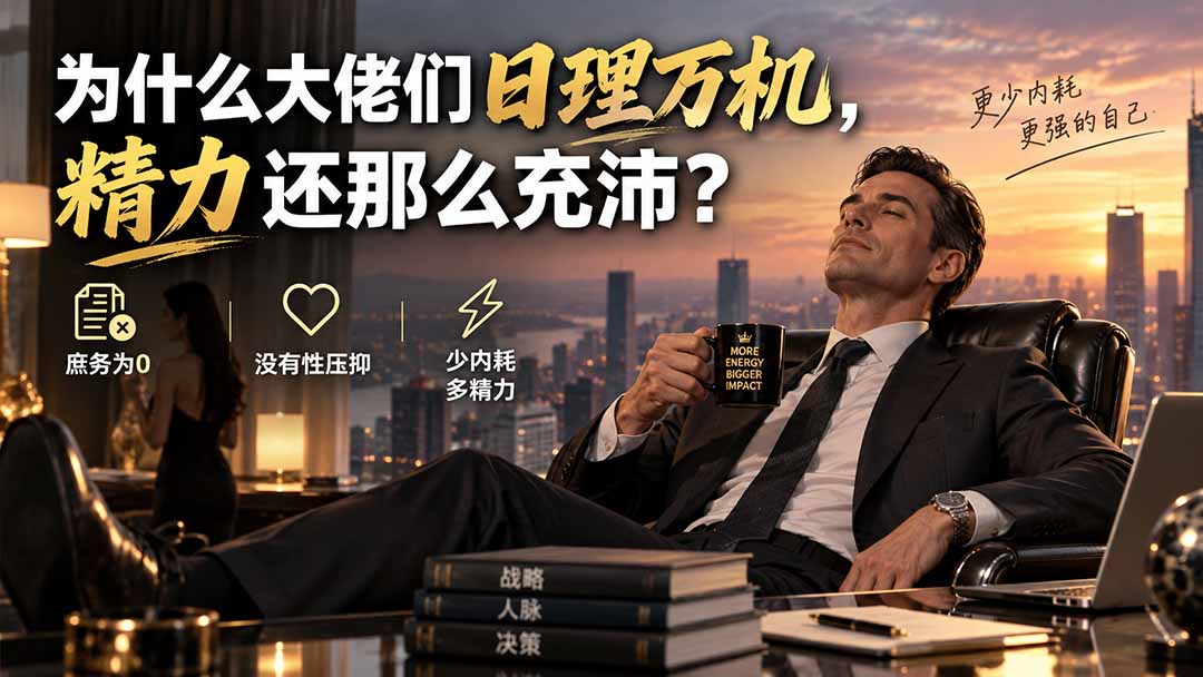 【2026.09.04】大佬们日理万机却精力充沛,背后有何秘密?-