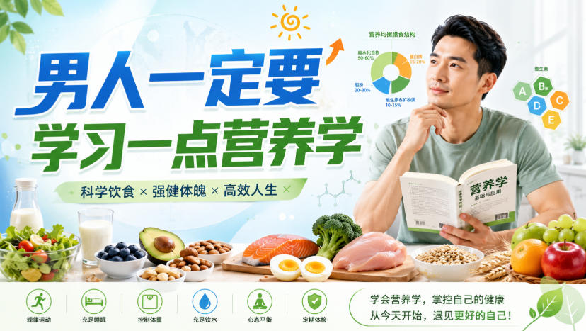 【2026.08.25】男人必读:懂点营养学,才是真聪明-