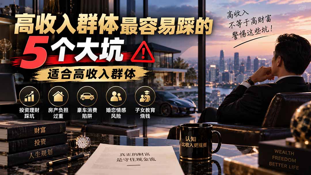 【2026.09.06】高收入人群的5个隐形陷阱，你中了几个？-