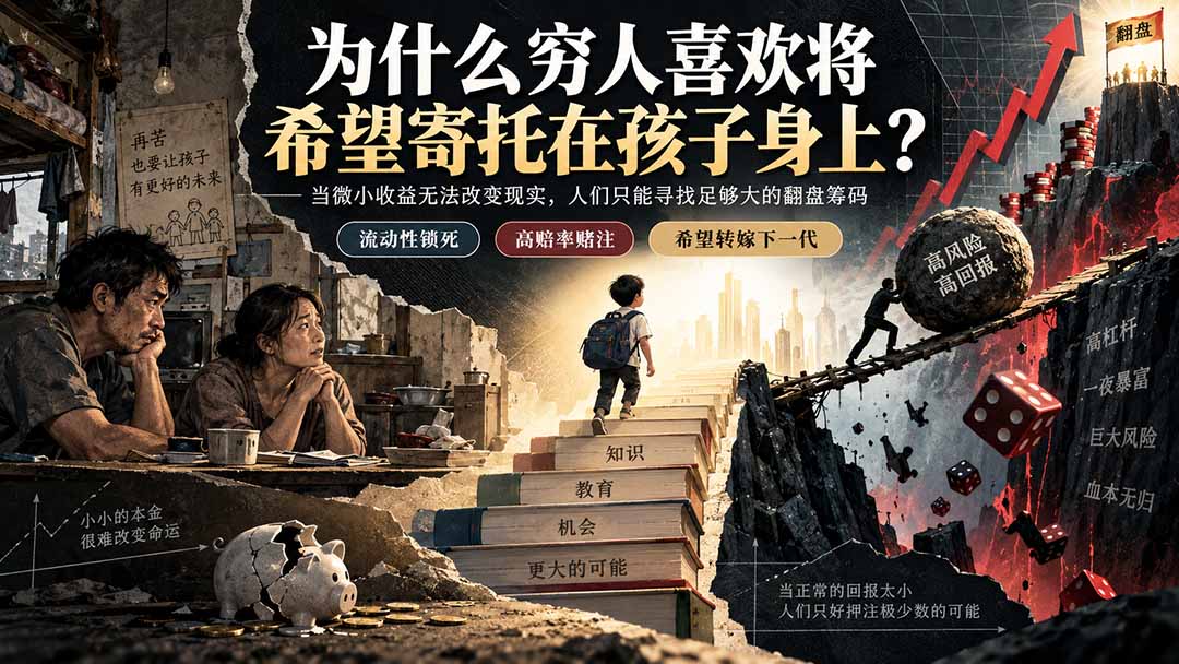 【2026.09.08】为什么越穷的家庭,越容易把翻身希望全押在孩子身上?-