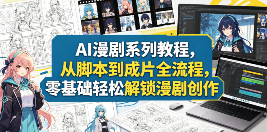 【2026.05.21】1. AI漫剧创作全攻略：零基础也能轻松搞定脚本到成片！
2. 零基础学AI漫剧：从脚本到成片，手把手带你解锁创作全流程
3. 告别复杂！AI漫剧教程：零基础轻松掌握脚本到成片技巧
4. AI漫剧制作秘籍：零基础小白也能快速上手，从脚本到成片一步到位！
5. 解锁AI漫剧创作：零基础教程，-