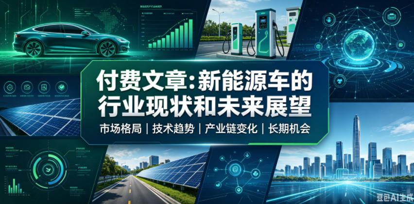 【2026.07.21】新能原车行业洞察:现状剖析与未来前景全解析-