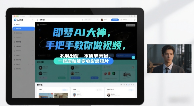 【2026.01.28】AI大神揭秘：无需出镜剪辑，一图秒变电影大片-