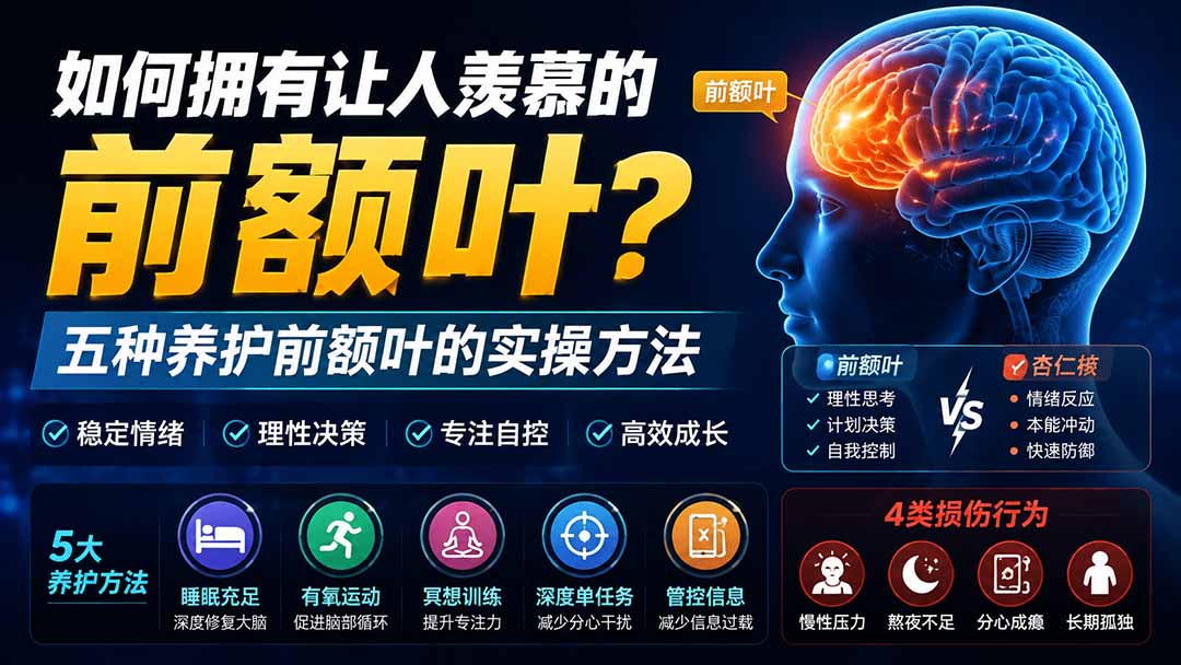 【2026.08.10】解锁大脑潜能：五招科学养护前额叶，打造令人惊叹的思维优势-