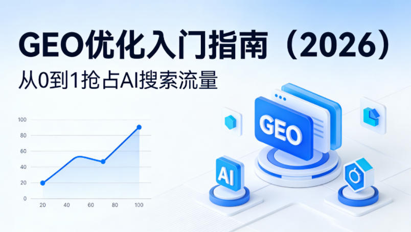 【2026.04.06】AI搜索流量新蓝海：GEO优化从零到一实战攻略-
