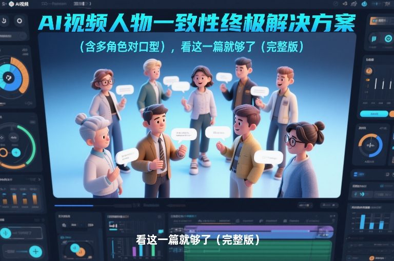 【2026.01.27】AI视频角色一致性终极指南：多角色口型同步，一篇全掌握-