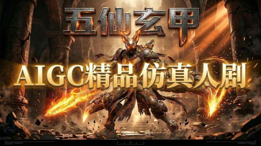 【2026.04.08】五仙玄甲风实战教学：AIGC仿真人短剧制作全攻略-