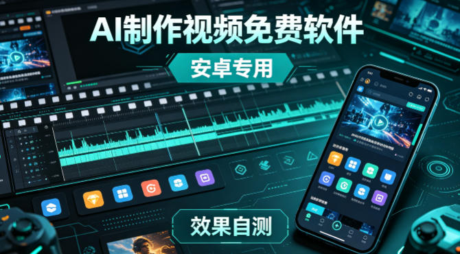 AI制作视频免费软件,安卓软件,效果自测
