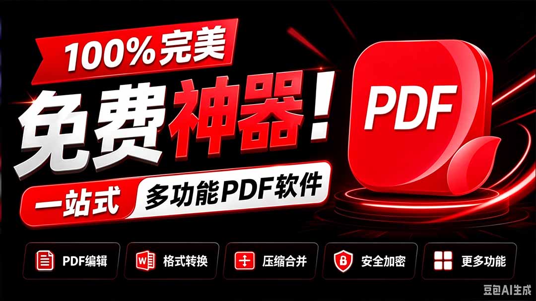 【2026.09.17】全网疯传的PDF全能神器：免费无广告，转换压缩编辑一应俱全，JOPDF太香了！-