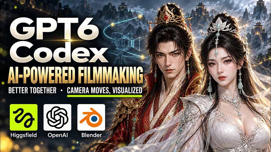 【2026.09.20】GPT-6 Astra联手Codex，高智能视频制作实战：与Higgsfield共探运镜可视化新境界-