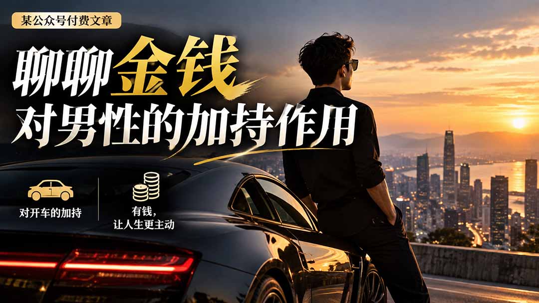 【2026.09.24】付费干货:金钱如何成为男人的底气?-